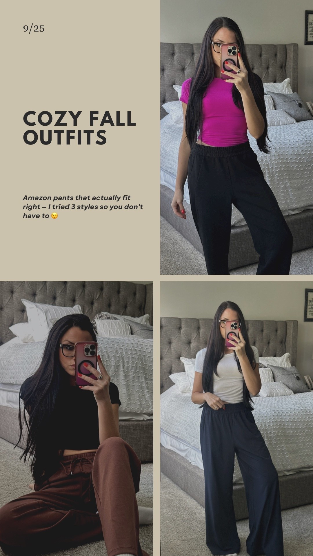 Amazon pants that actually fit right I tried 3 styles so you don’t have to !! 

#amazonfashion #falloutfit #cozyoutfit #outfitideas #g4free #amazonmusthaves 

Wearing a small in all 

#LTKFindsUnder100 #LTKStyleTip #LTKFindsUnder50