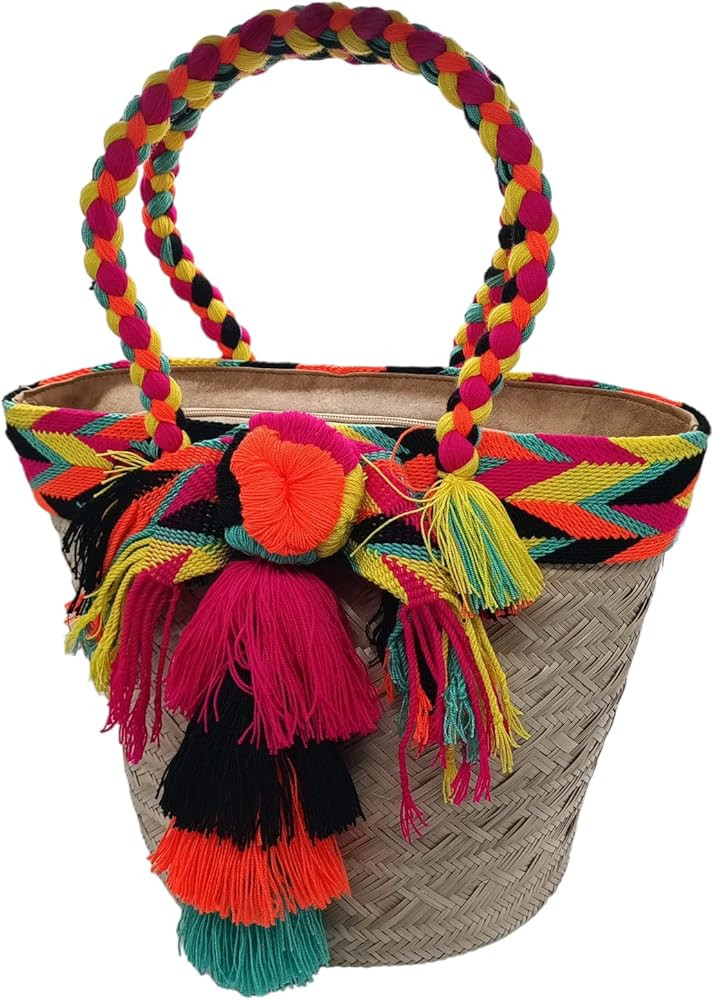 HandBags Wayuu Arrow Cane Handmade Womens Colletion Large | Amazon (US)