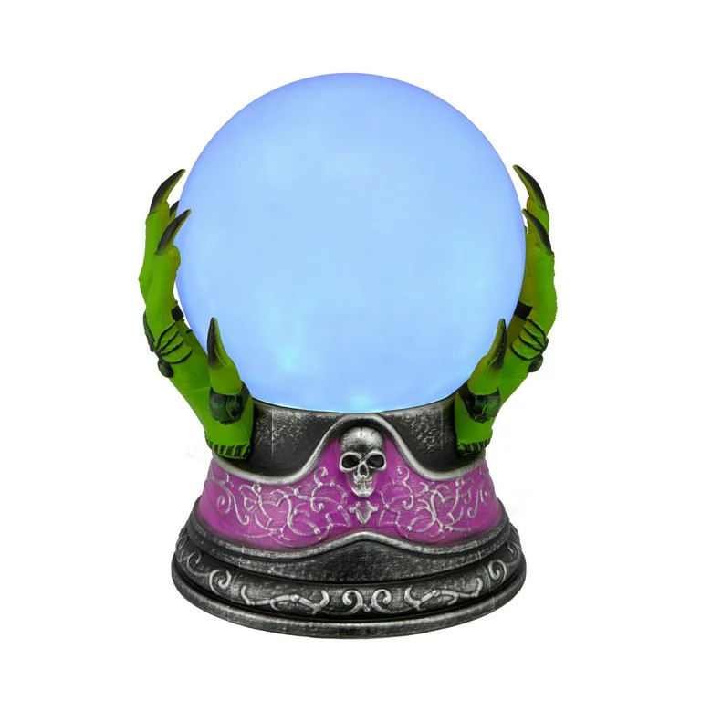 10" Color Changing LED Crystal Ball by Ashland®-Halloween Home Decor | Walmart (US)