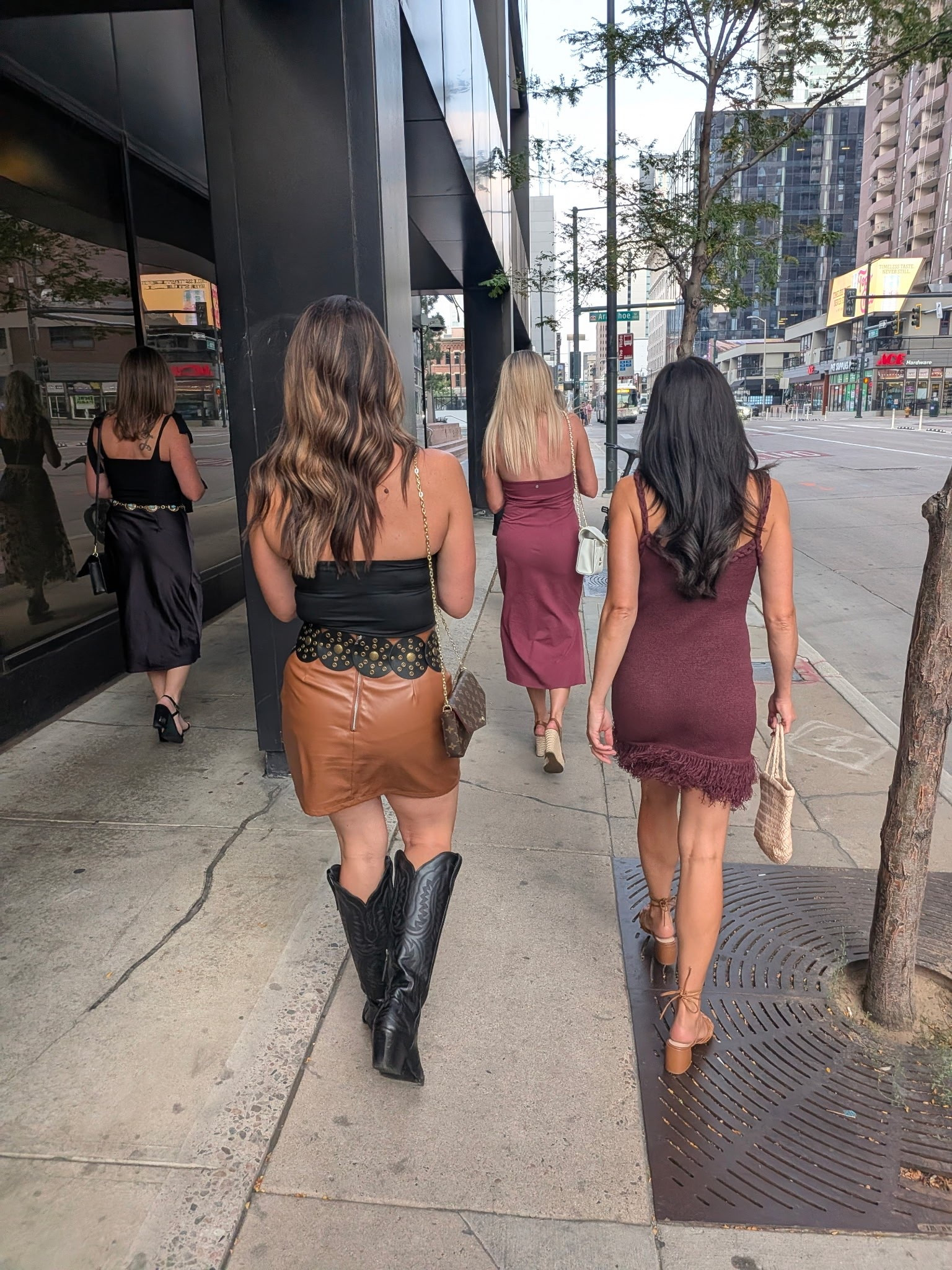 Hints of fall colors on a staycation with the girls. My exact dress is Micas but linking others for wedding guest or date night outfits. Vici code: COLORADOMOM35

#LTKSeasonal #LTKmomlife #LTKgrwm