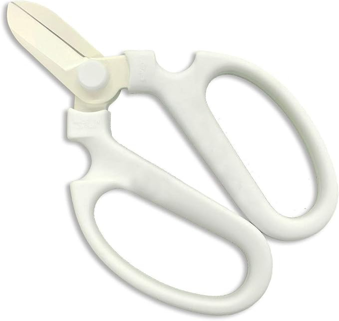 Japanese Flowers and Herbs Scissors, White | Amazon (US)