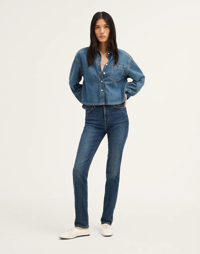 The Pencil Jean in Super Stretch Denim | Madewell