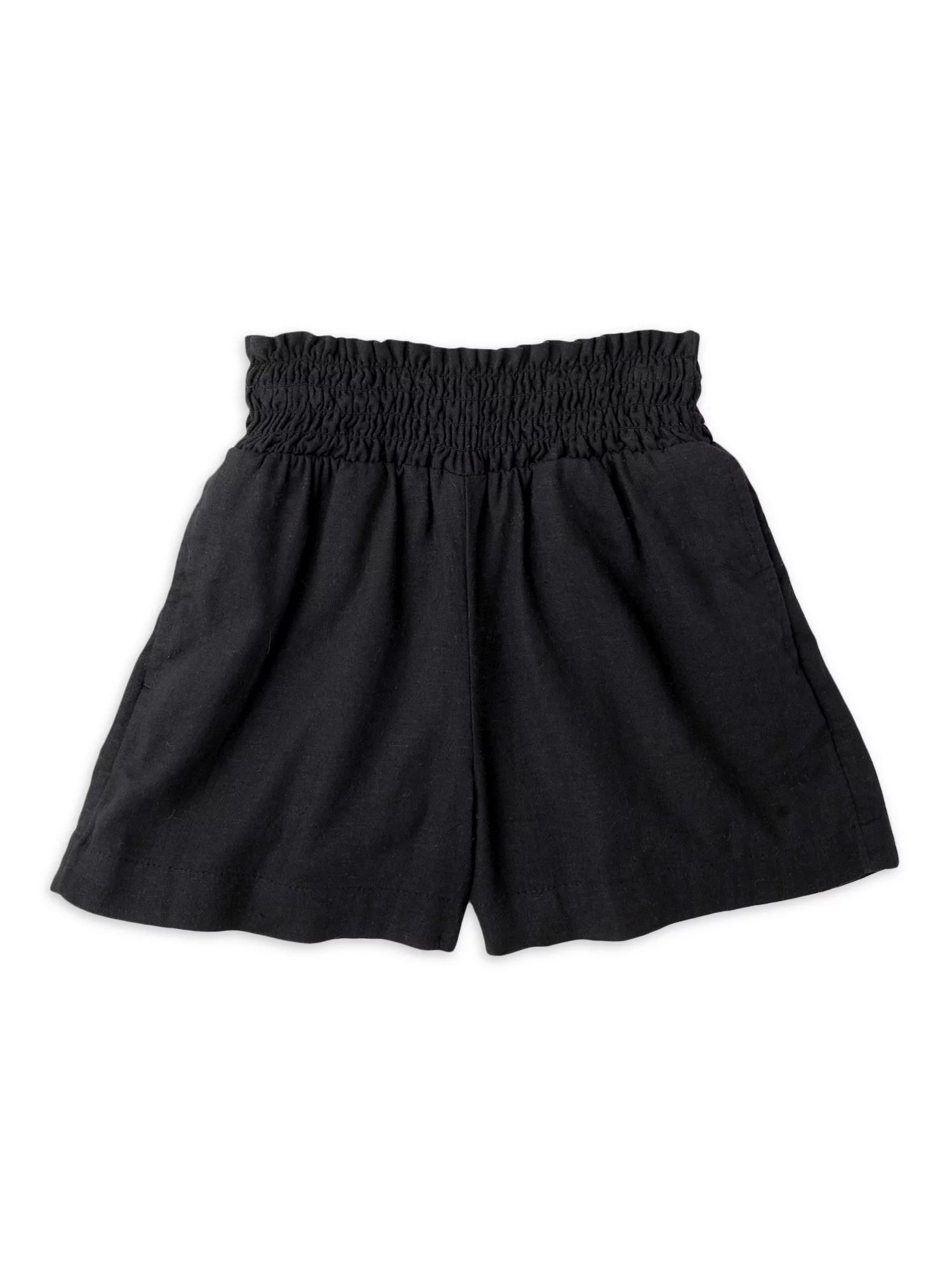 Wonder Nation Girls’ Smocked Waist Shorts, Sizes 4-18 & Plus - Walmart.com | Walmart (US)