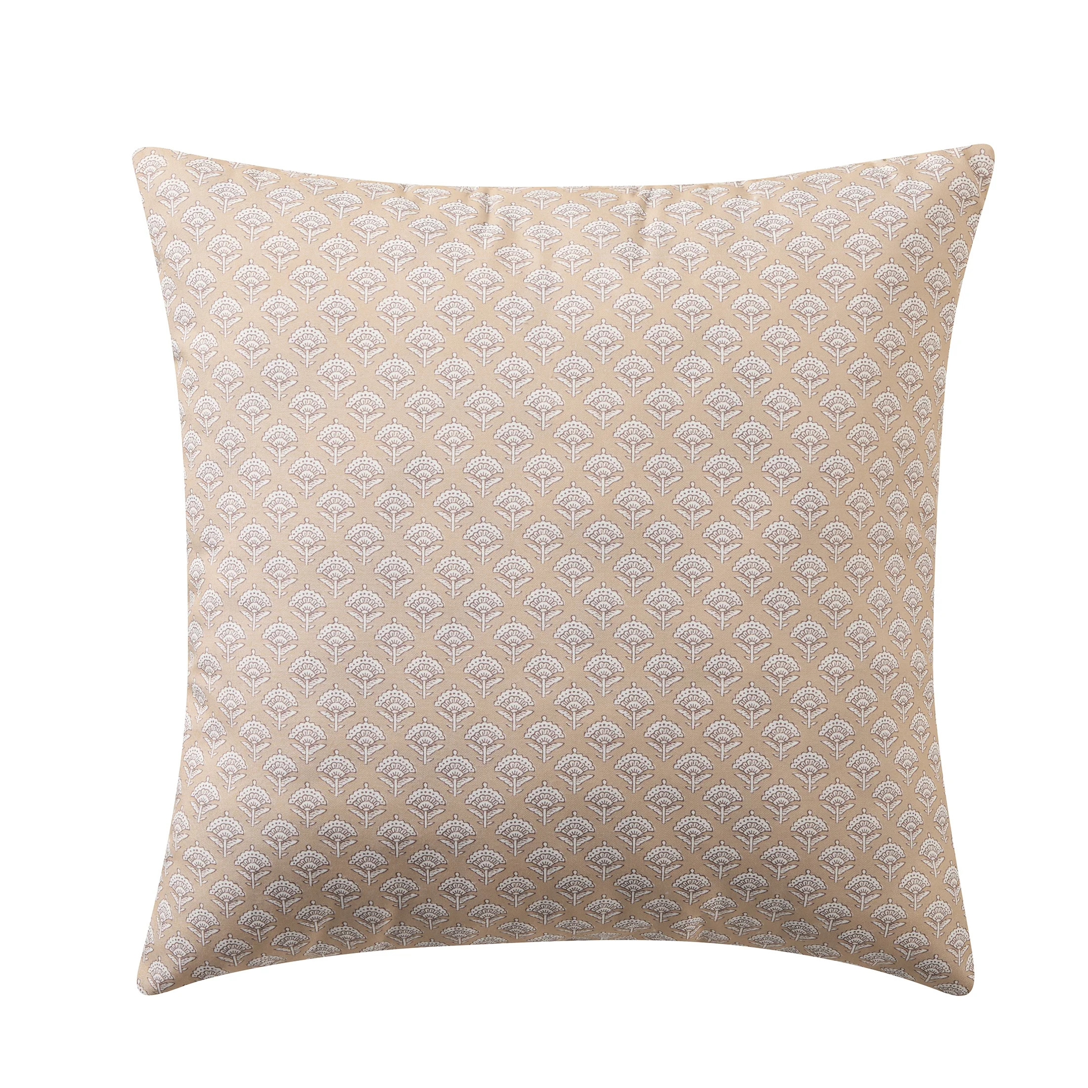 My Texas House Tan Block Print 20" x 20" Outdoor Pillow | Walmart (US)