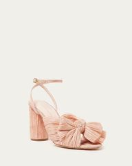 Camellia Peach Bow Heel | Loeffler Randall