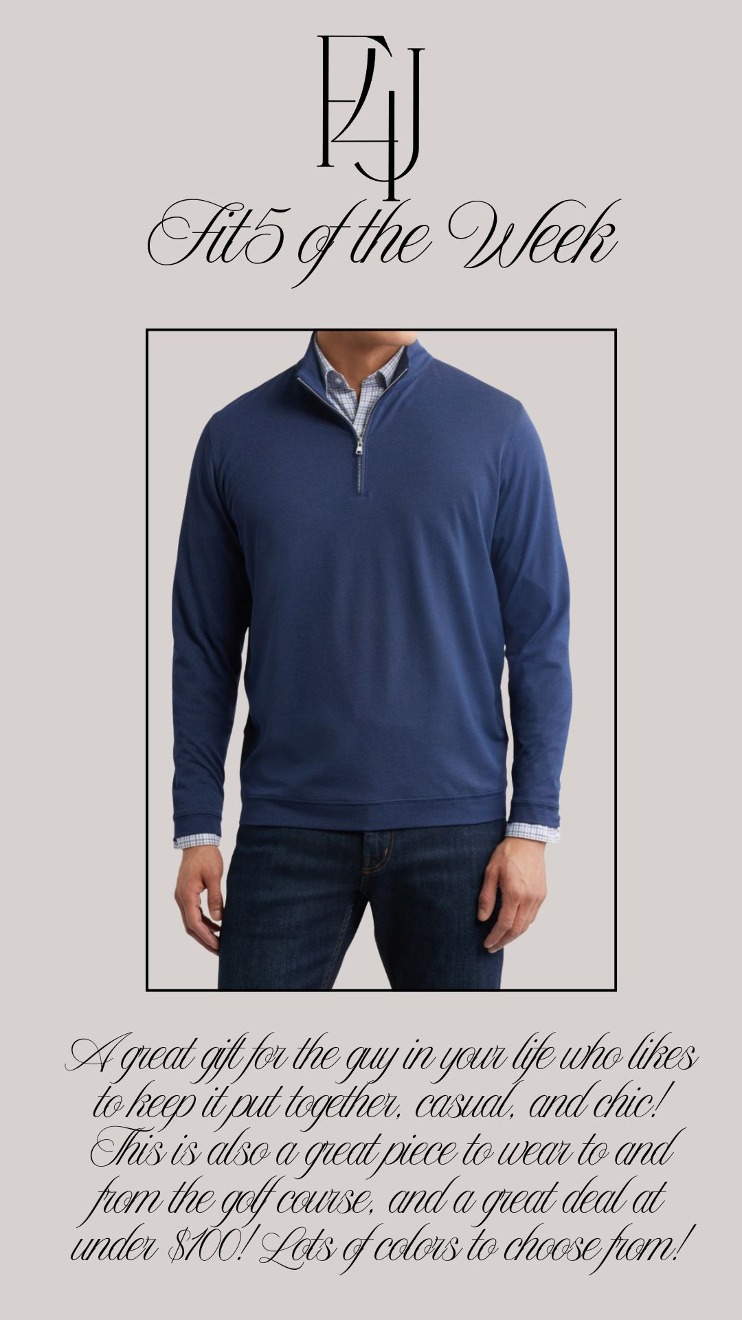 This pullover is right around $100 and a great gift for the men in your life who like comfy, casual, and chic! Plus, it is a great piece to wear on or off the golf course when he wants to layer and look put together. Comes in a handful of colors!

Fit4Janine, Nordstrom Anniversary Sale, Peter Millar 

 #LTKSeasonal #LTKSaleAlert #LTKMens