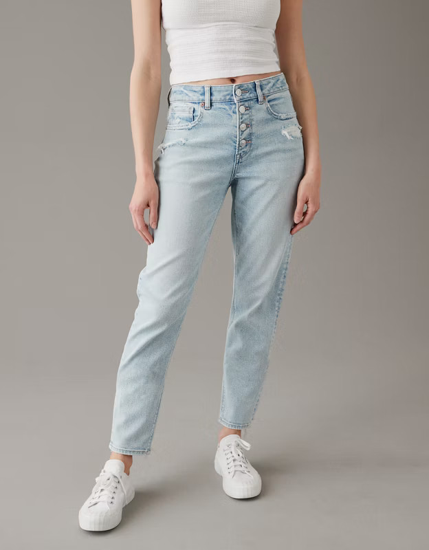 AE Stretch Mom Jean | American Eagle Outfitters (US & CA)