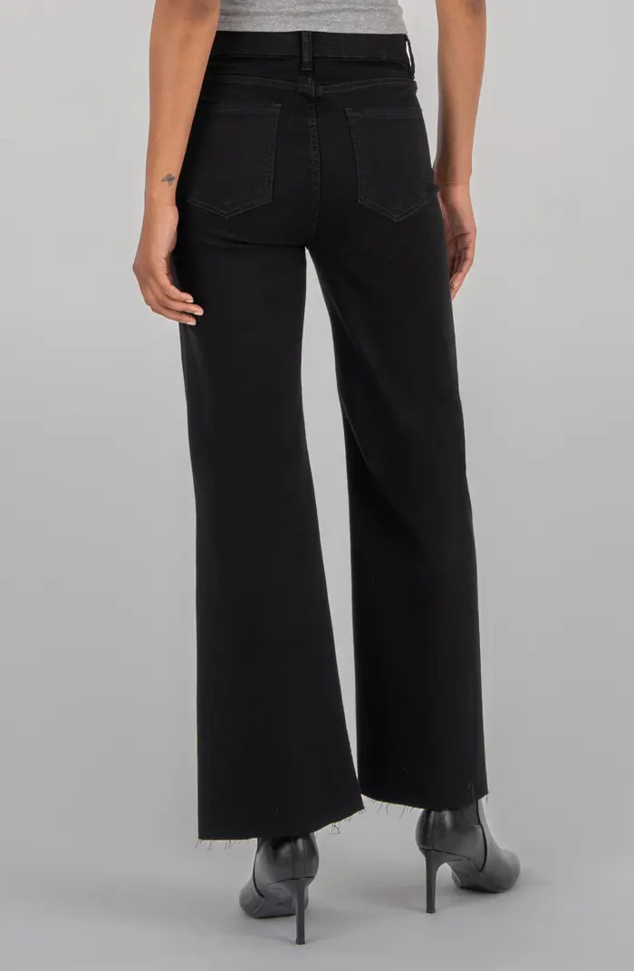 Meg Raw Hem Wide Leg Jeans | Nordstrom