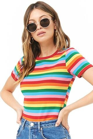 Multistriped Ringer Tee | Forever 21 (US)
