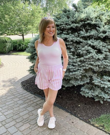 This is a simple outfit but I love it. Perfect for a Saturday! It reminds me of something my mom would have picked out for me as a kid and it makes me nostalgic! She always had me in perfectly matched outfits and I still gravitate towards that today! 

#LTKStyleTip #LTKSeasonal #LTKOver40
