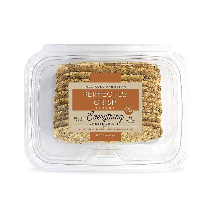 Perfectly Crisp, Everything Parmesan Crisps, 3 Ounce | Amazon (US)