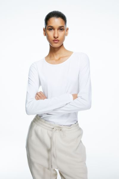 Long-sleeved Jersey Top | H&M (US + CA)