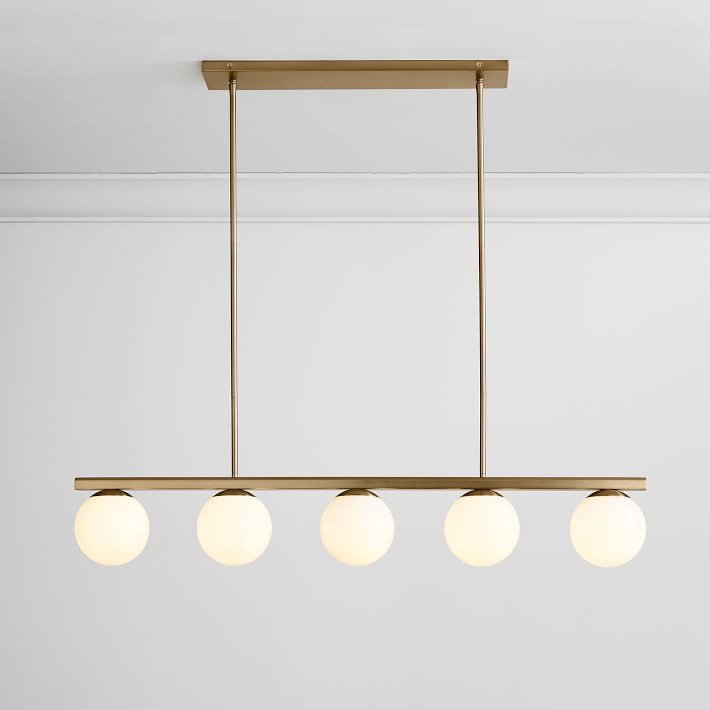 Hayes Linear Chandelier (45") | West Elm (US)