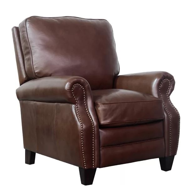 Terrill Leather 21" Manual Recliner | Wayfair North America