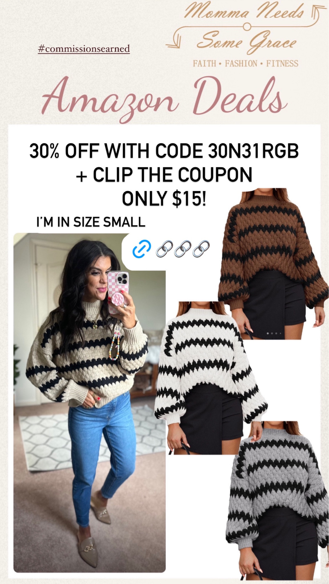 Sweater on sale for only $15! Promo ends 10/5

#LTKSeasonal #LTKSaleAlert #LTKFindsUnder100