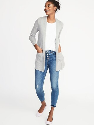 Open-Front Long-Line Sweater for Women | Old Navy US
