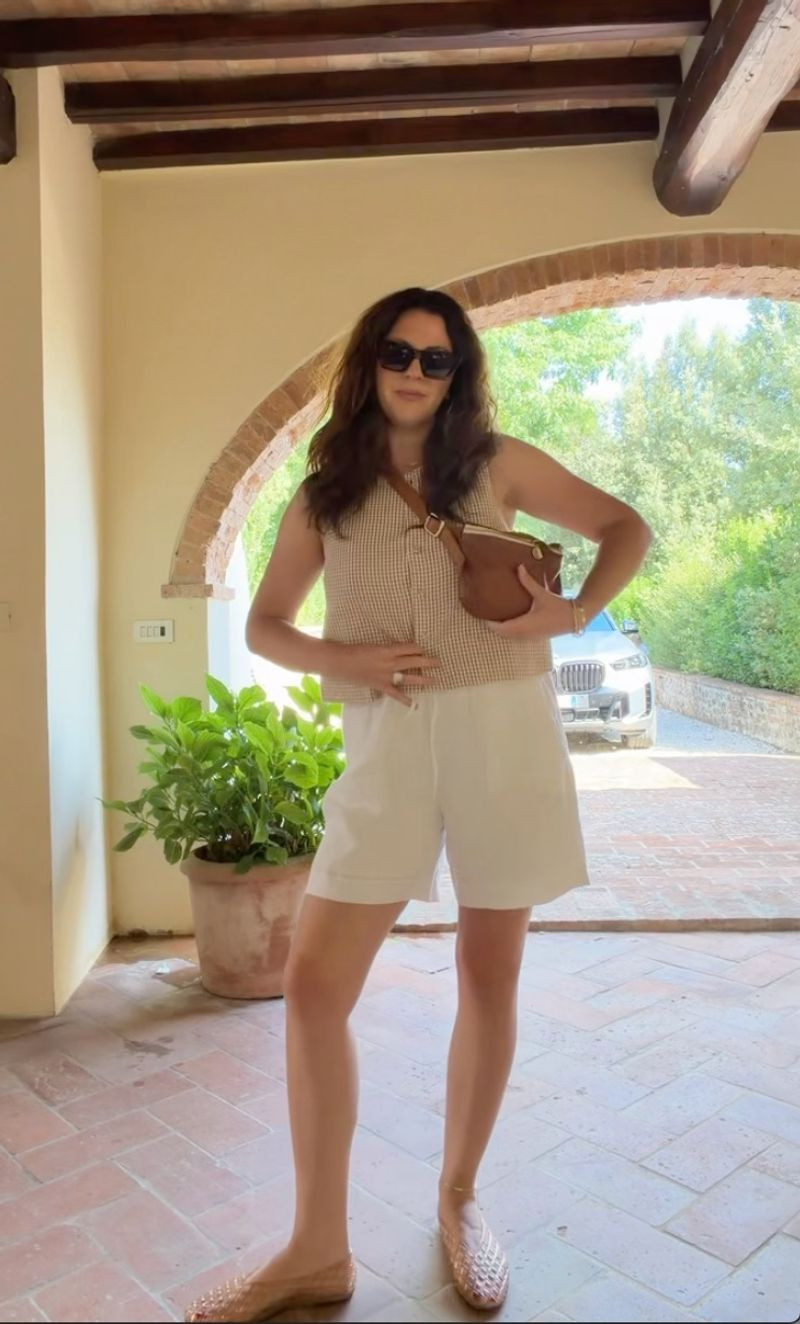 How gorgeous are these shorts?! 

shorts l shoes l bag l top l sunglasses 

 #LTKootd