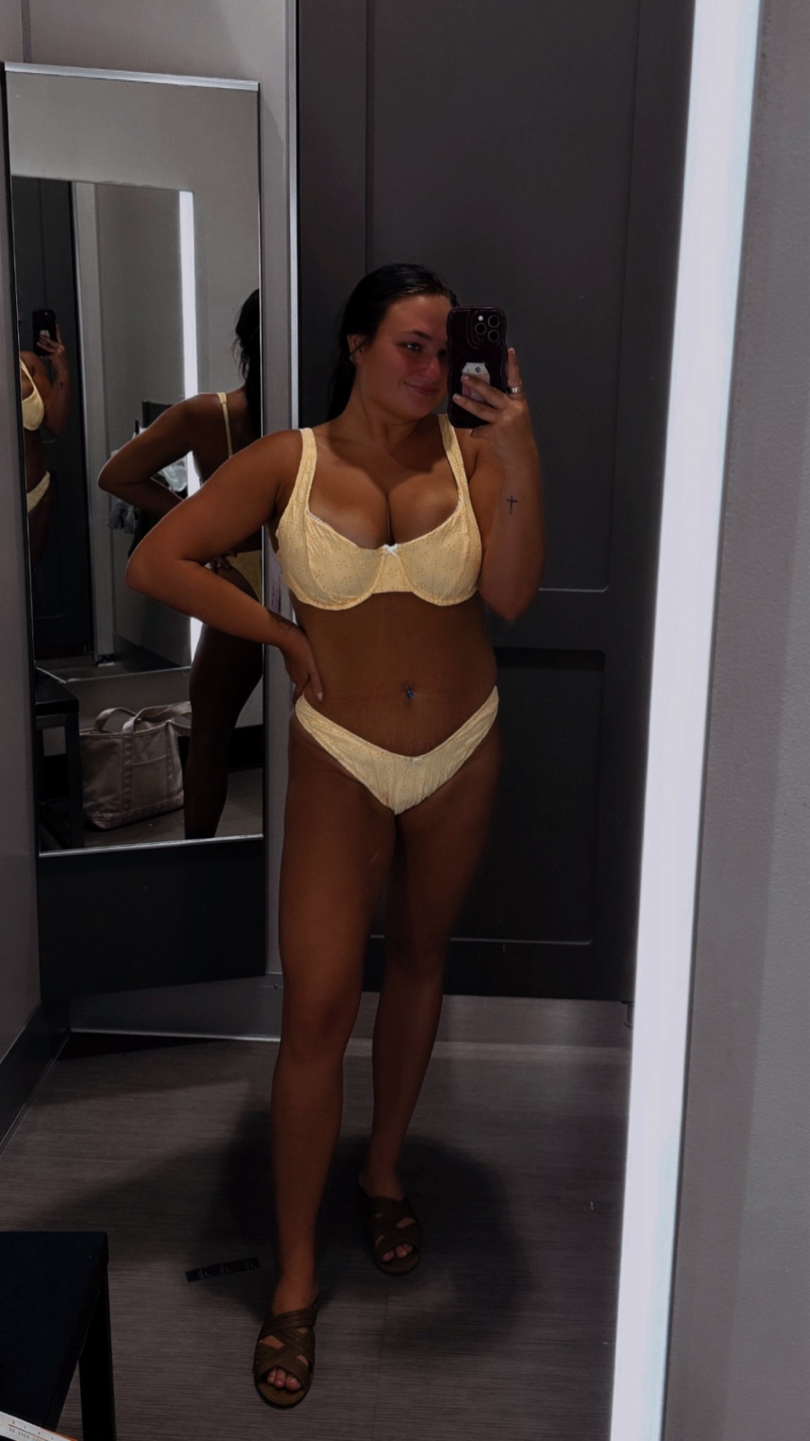 target swim for bustier girls (34DDD)👙💛