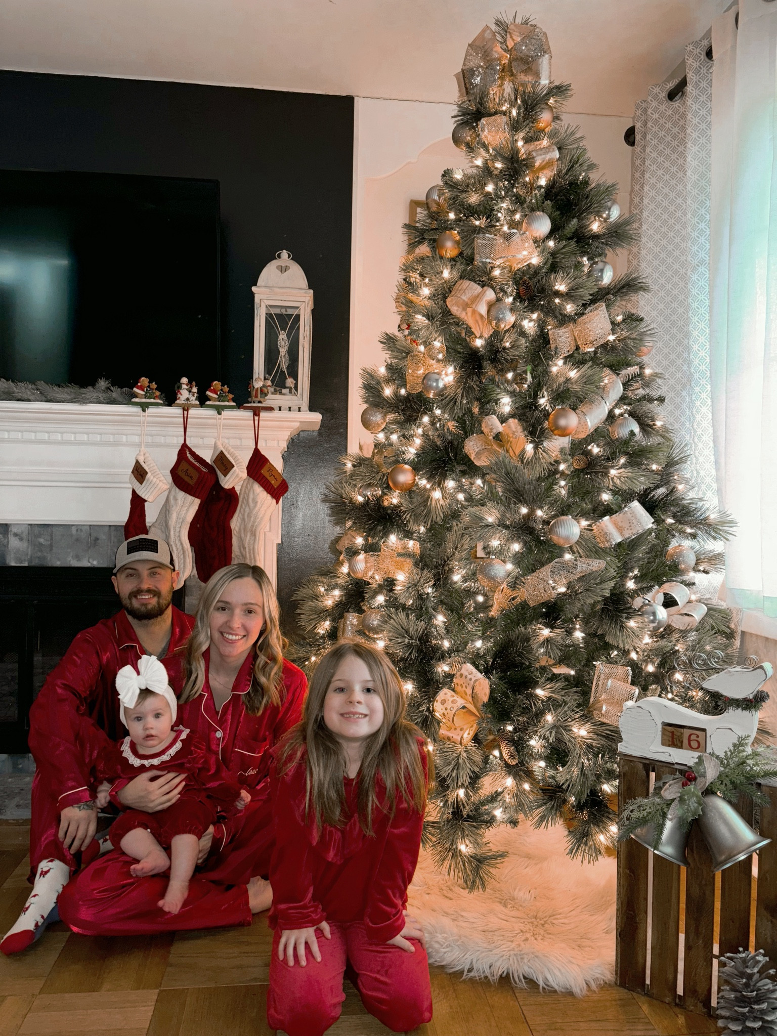 Anyone else procrastinate on Christmas pictures and just take a family pic in front of the tree?? We love getting matching holiday pajamas though!!
On a real note though, I bought this tree last year and we LOVE it ✨ 
#ChristmasPictures #ChristmasPajamas #FamilyTradition

#LTKFamily #LTKHoliday #LTKSaleAlert