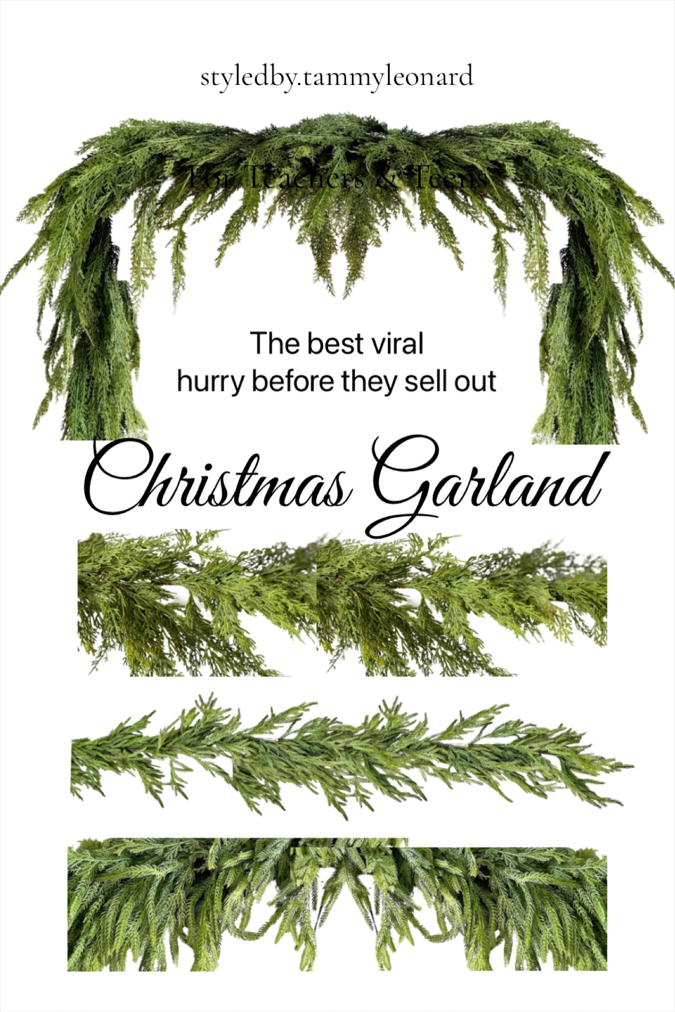 I rounded up my favorite Christmas garlands I like to drape around my fireplace mantel and stair banister. The color, texture, and quality is perfect for the price. They tend to sell out fast so hurry! 

#LTKHoliday #LTKHome #LTKSeasonal
