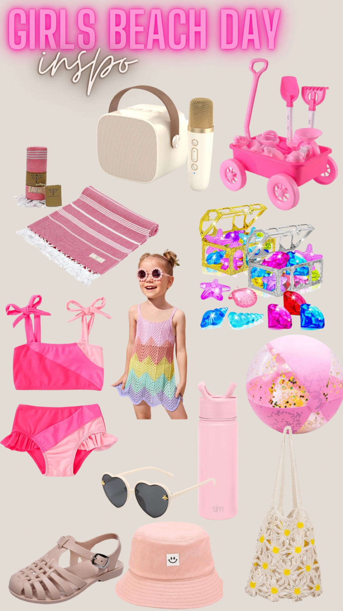 Everything you need for a successful pool/beach day! 🩷🎀⭐️

#LTKswim #LTKtravel #LTKkids