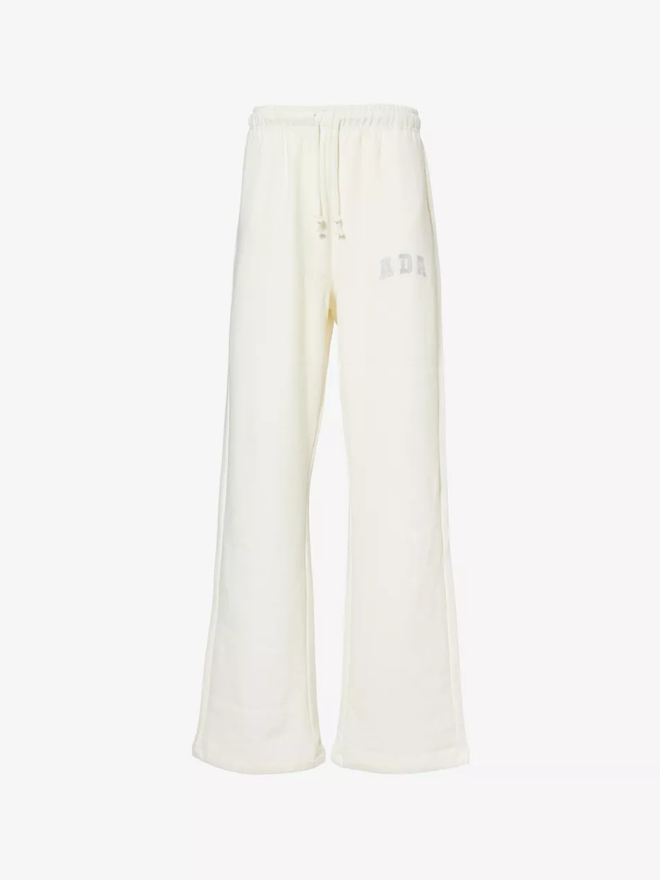 ADA loose-fit organic-cotton jersey jogging bottoms | Selfridges