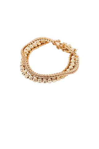Ettika Classical 18k Gold Plated Trio Bracelet Set in Gold from Revolve.com | Revolve Clothing (Global)