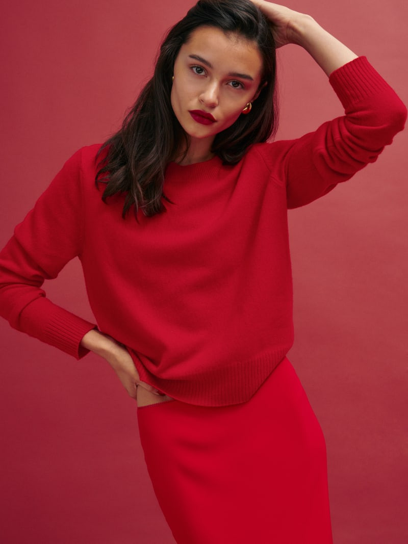 Dana Cashmere Crew Sweater | Reformation (Global)