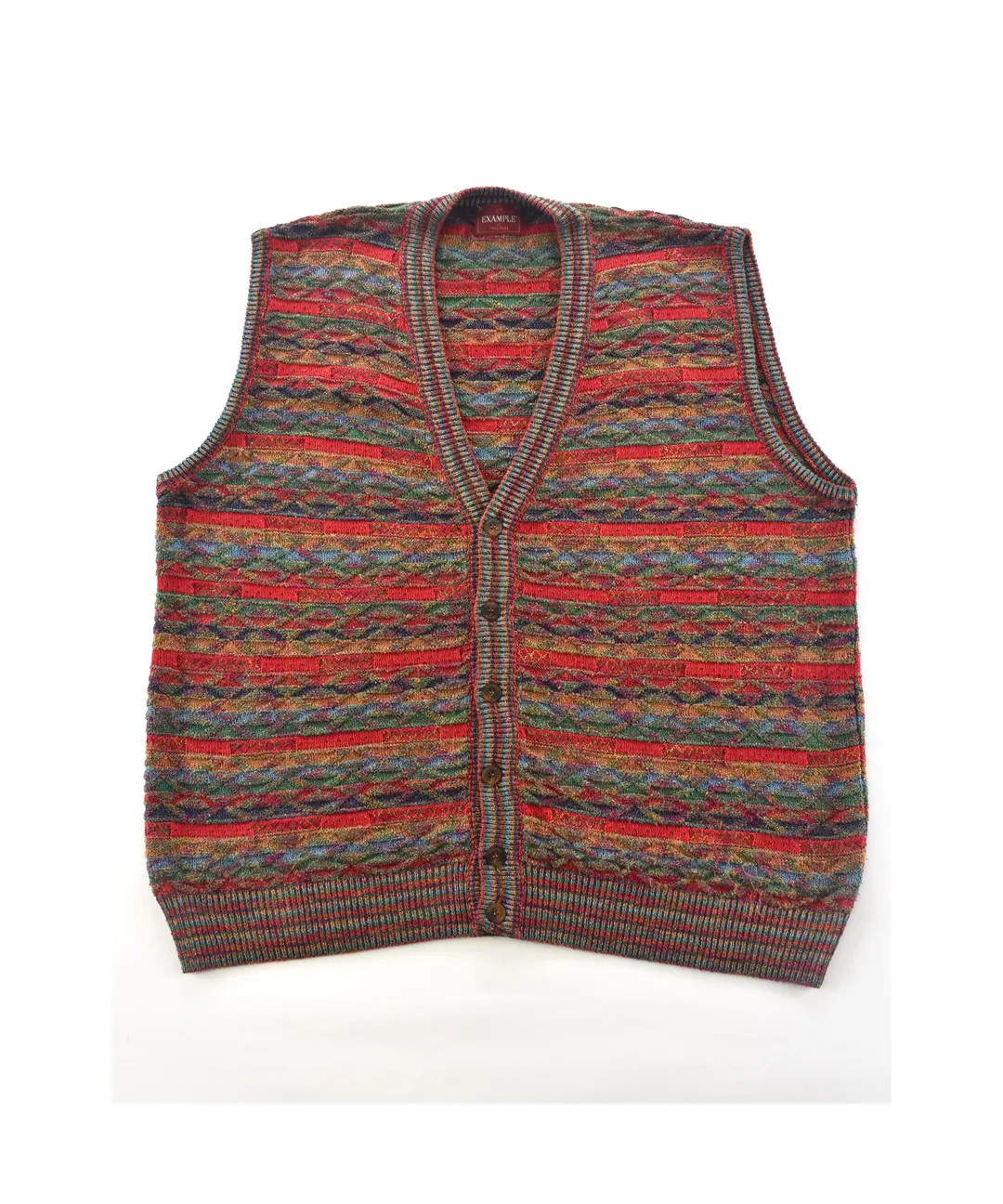 90s EXAMPLE BY MISSONI Cotton Vest - Etsy | Etsy (US)
