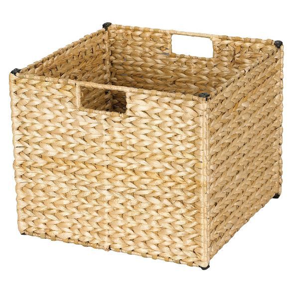 Household Essentials Banana Leaf Cube Storage Basket Natural | Target