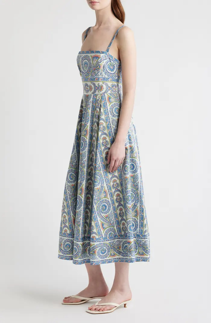 The Margot Stripe Fit & Flare Midi Dress | Nordstrom