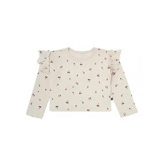 Modern Moments by Gerber Ruffle Sleeve Top, Sizes 12 Months - 5T - Walmart.com | Walmart (US)