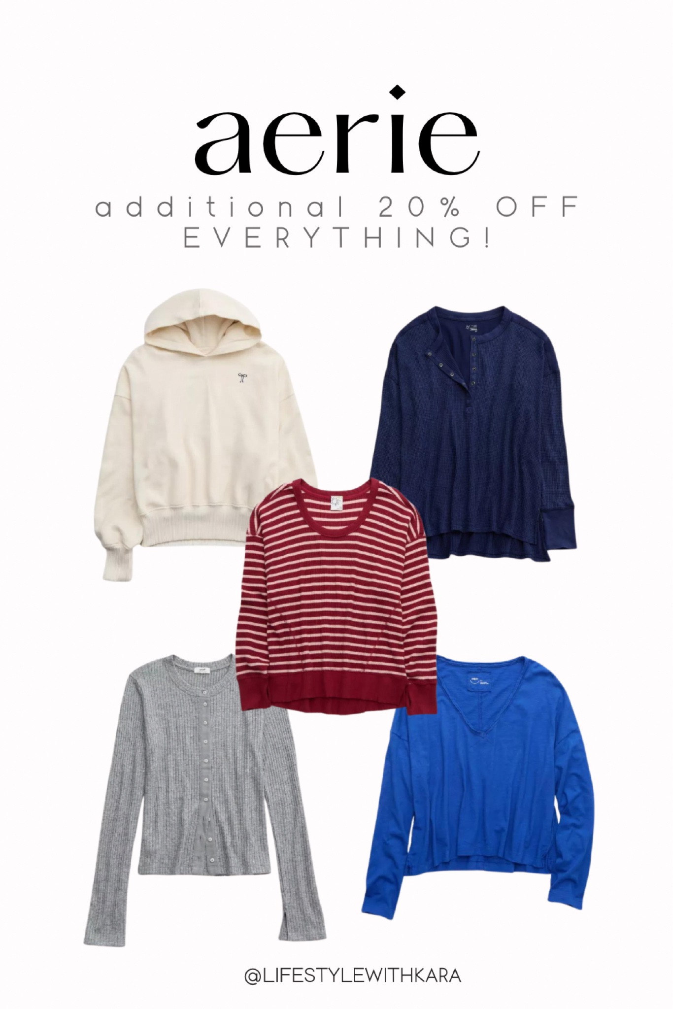 Aerie faves on major sale rn! Make sure to use the promo code you can copy here or: FALL20LTK 🤎🍁

#LTKFallSale #LTKStyleTip #LTKFindsUnder50