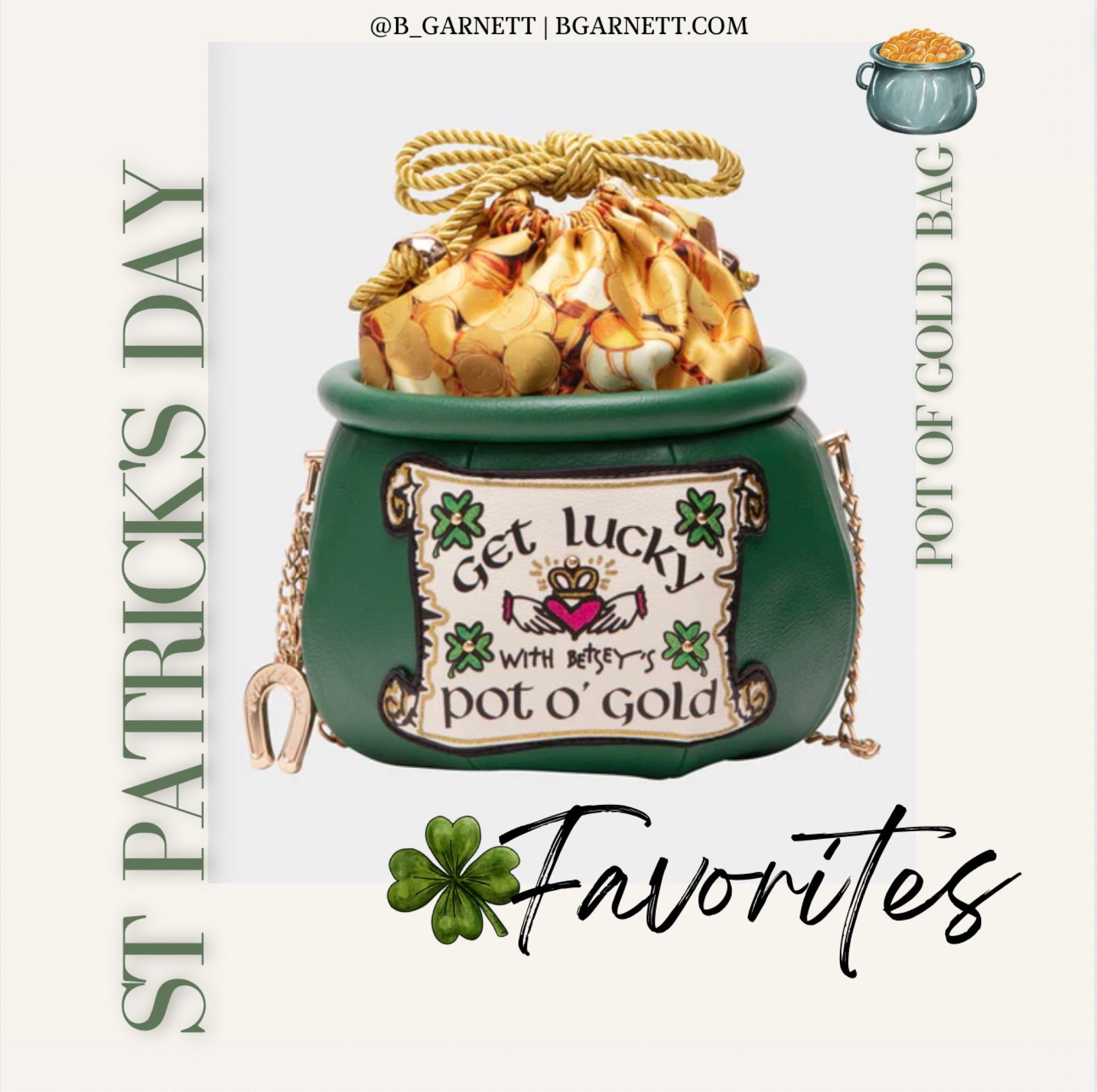 The most perfect St. Patrick’s Day bag

St. Patrick’s day outfit | bag | purse | st. Pays outfit 

#LTKSeasonal #LTKitbag #LTKparties