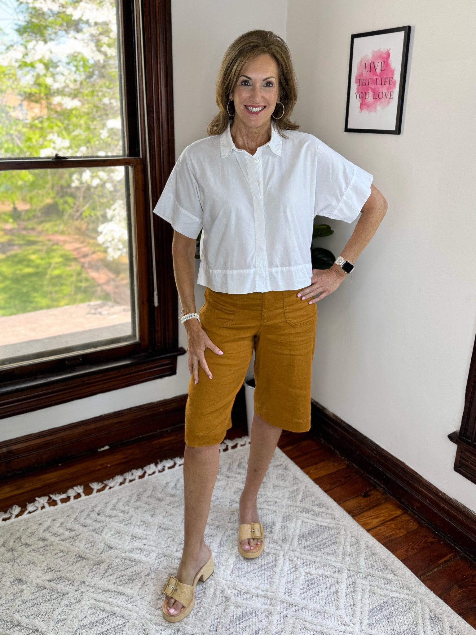 Linen long shorts - 29
Modern shirt - L

#LTKshoecrush #LTKstyletip