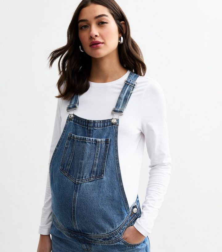 Maternity Blue Denim Dungarees
						
						Add to Saved Items
						Remove from Saved Items | New Look (UK)