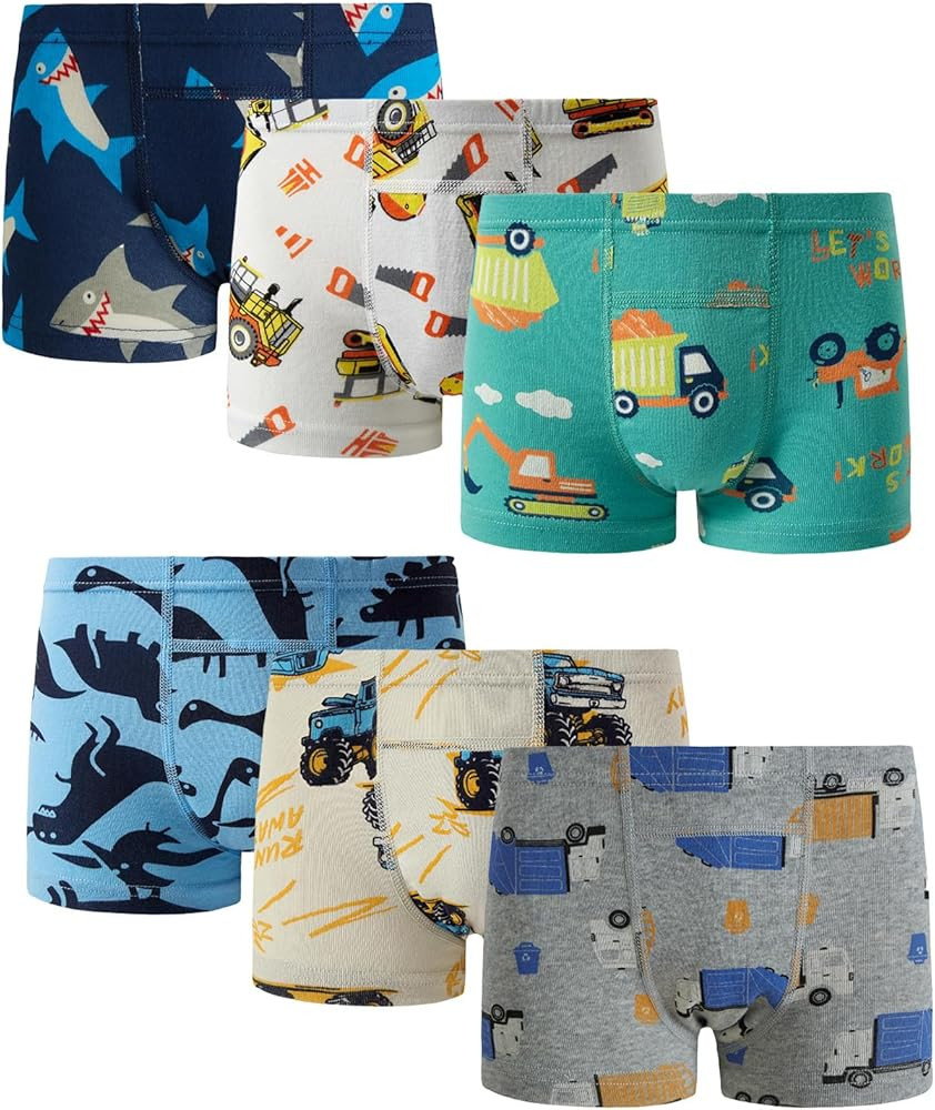 Baby Boys Trainer Underwear Little Kids Underpants Potty Toddler Boys Boxer Briefs Multiple Pack ... | Amazon (US)