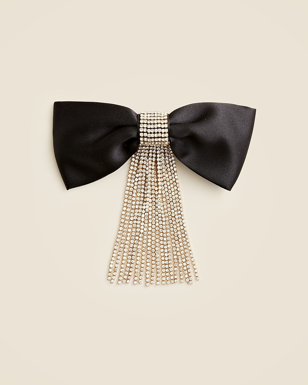 Satin and rhinestone hair bow | J. Crew US