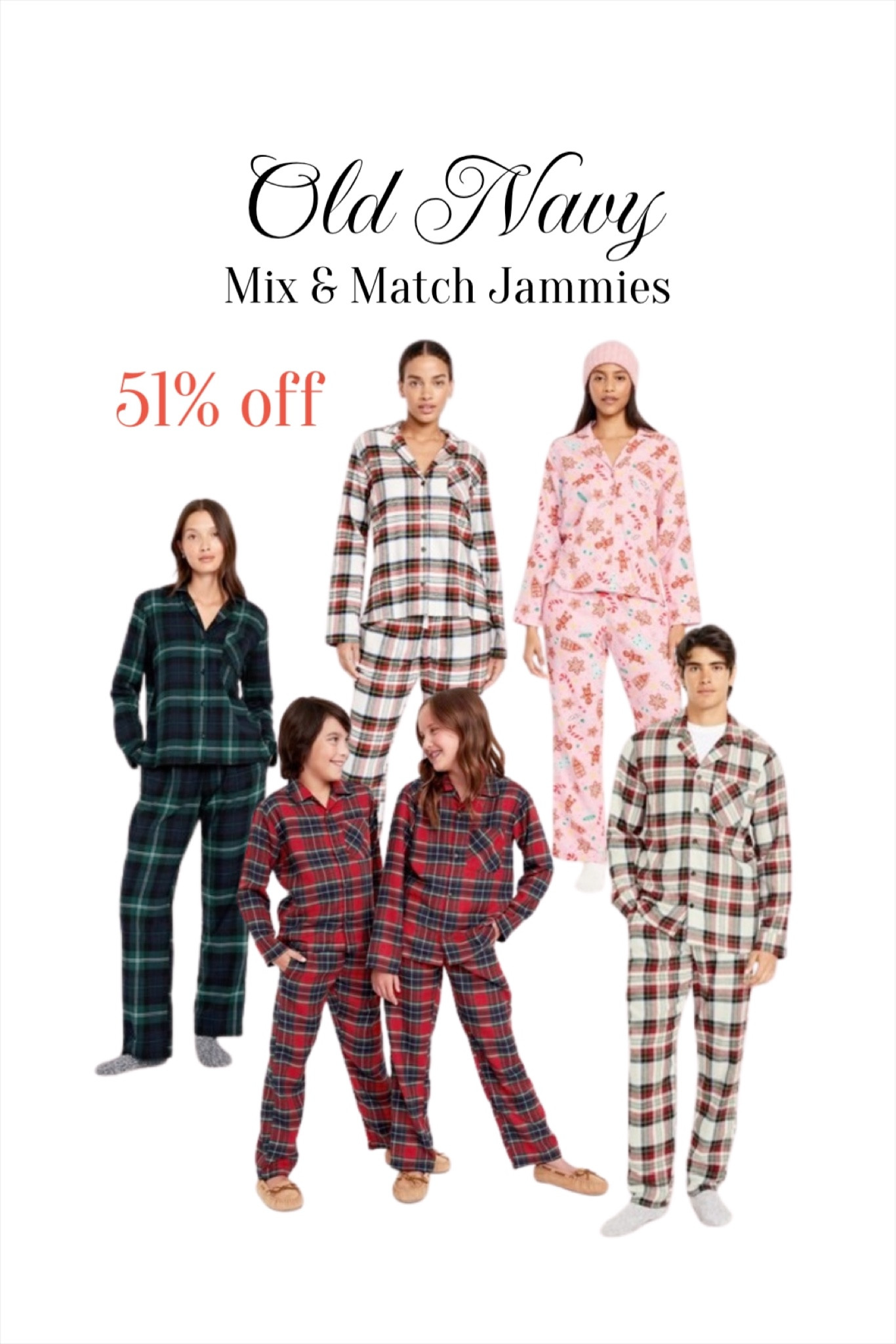 I rounded up my favorite jingle jammies from Old Navy. I love to mix and match these styles for the Holiday season. Fun to watch Christmas movies in and to wear for Christmas Eve night. Get the early Black Friday deal today and save 51% off! 

#LTKHoliday #LTKSaleAlert #LTKGiftGuide
