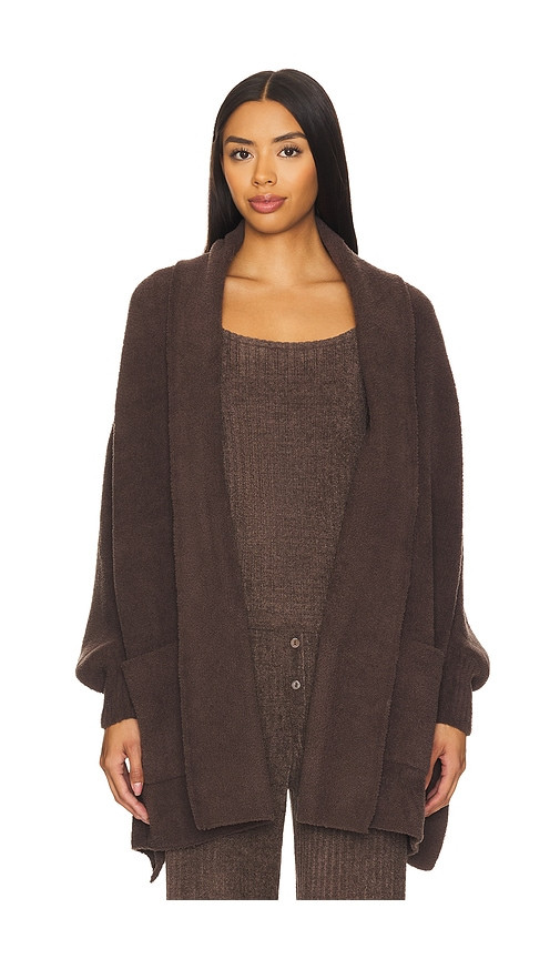 Barefoot Dreams Cozychic Blanket Wrap in Brown. | Revolve Clothing (Global)