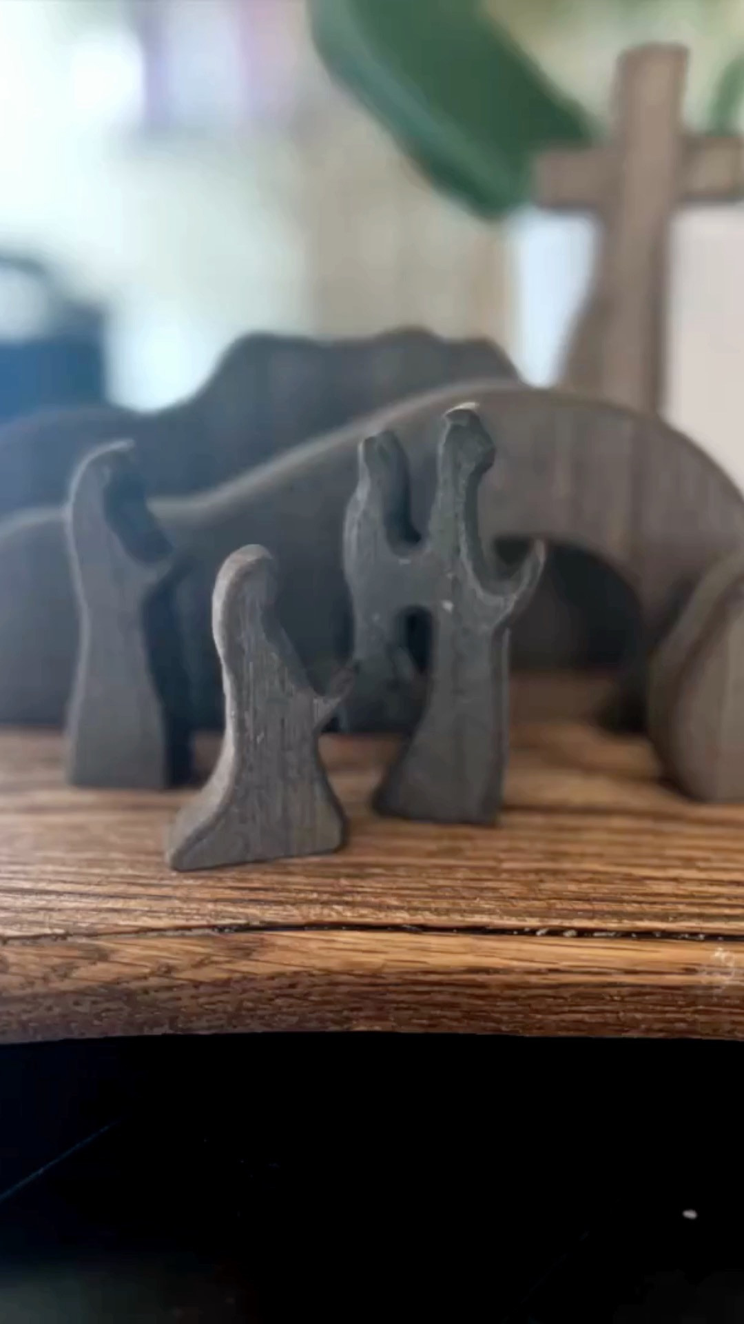 If you're looking for elegant #Easter decor that's not chicks🐥 & bunnies 🐰, I found a beautiful wooden empty tomb set that might just be what you're looking for.
It's here on my LTK. 

 #LTKSeasonal