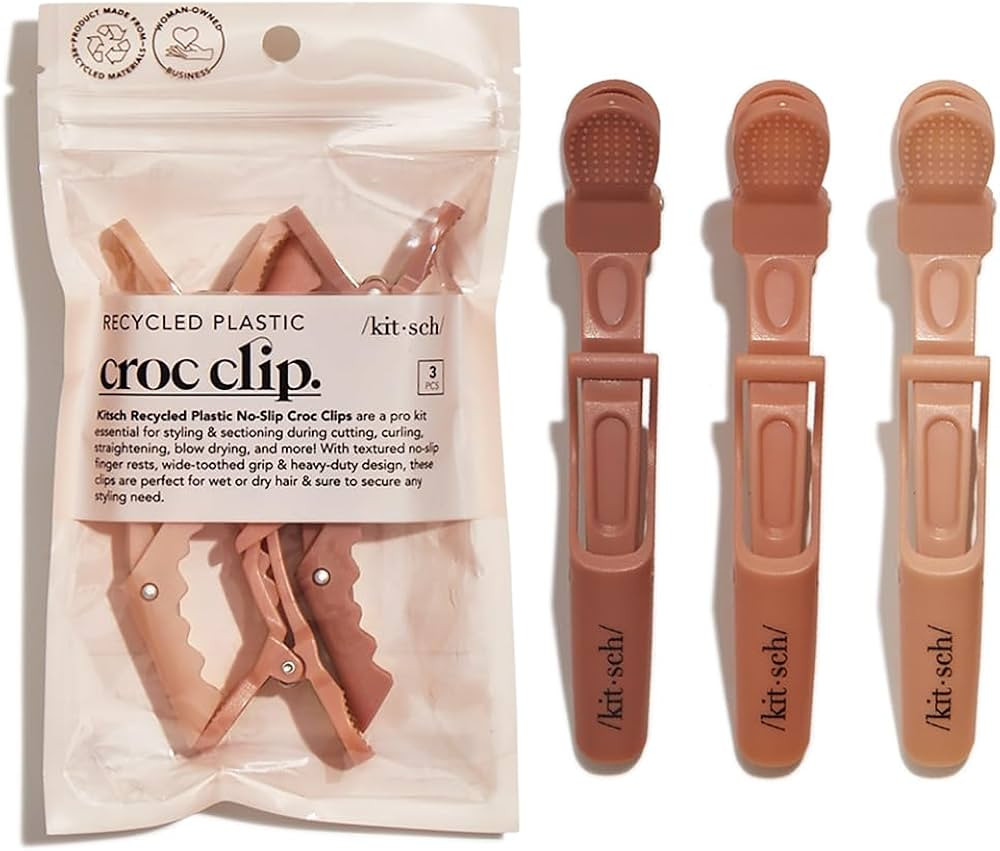 Kitsch Alligator Clips for Hair - Alligator Hair Clips for Styling Sectioning, Roller Clips for H... | Amazon (US)