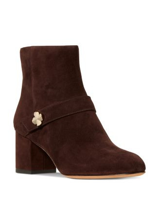 kate spade new york Women's Spade Flower Suede Ankle Booties    | Bloomingdale's Shoes | Bloomingdale's (US)