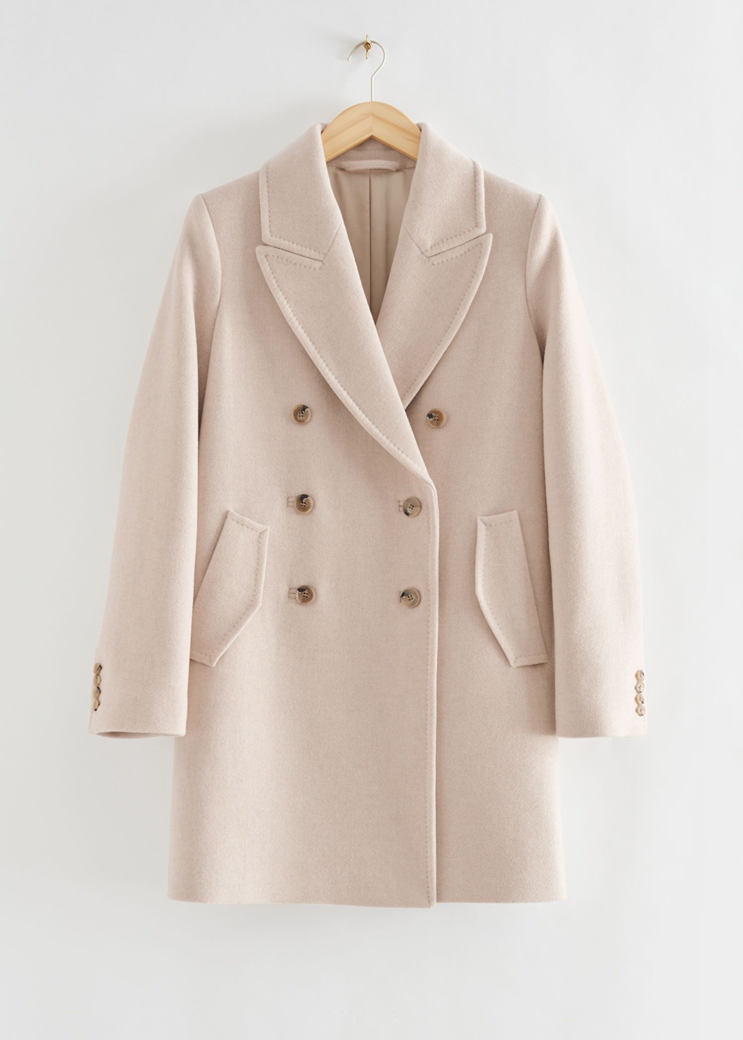Boxy Double-Breasted Wool Coat | & Other Stories (EU + UK)