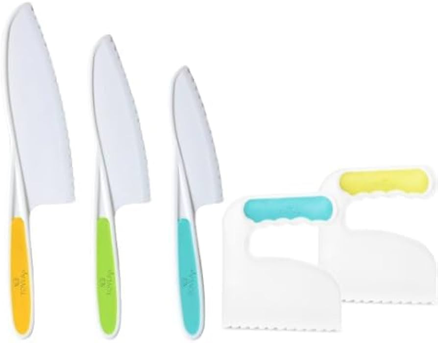 TOVLA JR. Kids' Cutting Set | Montessori Safe Kitchen Knives for Cooking| Kitchen Safety for Todd... | Amazon (US)
