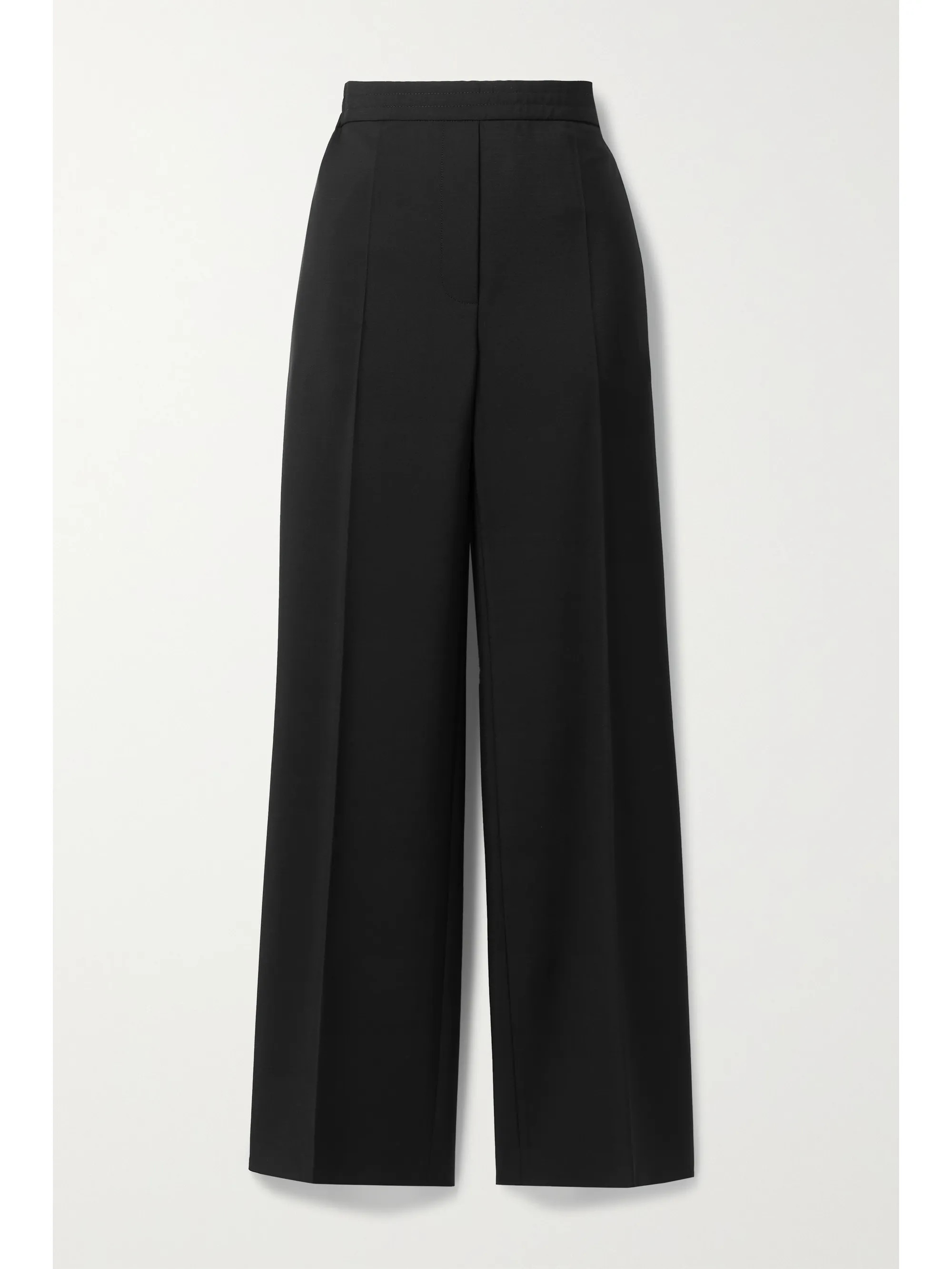 Black Wool and mohair-blend straight-leg pants | Acne Studios | NET-A-PORTER | NET-A-PORTER (UK & EU)