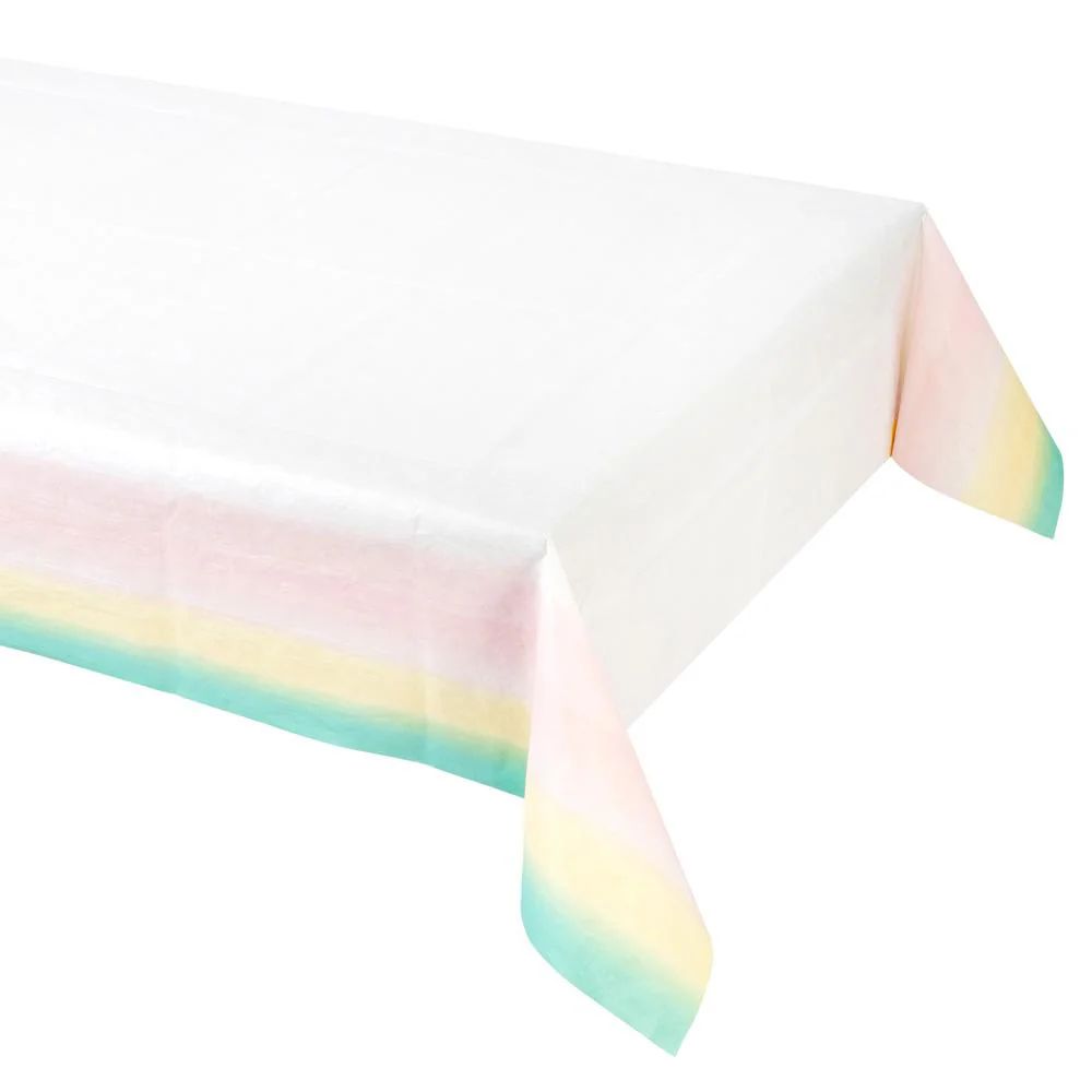 Pastel Rainbow Table Cover | Ellie and Piper