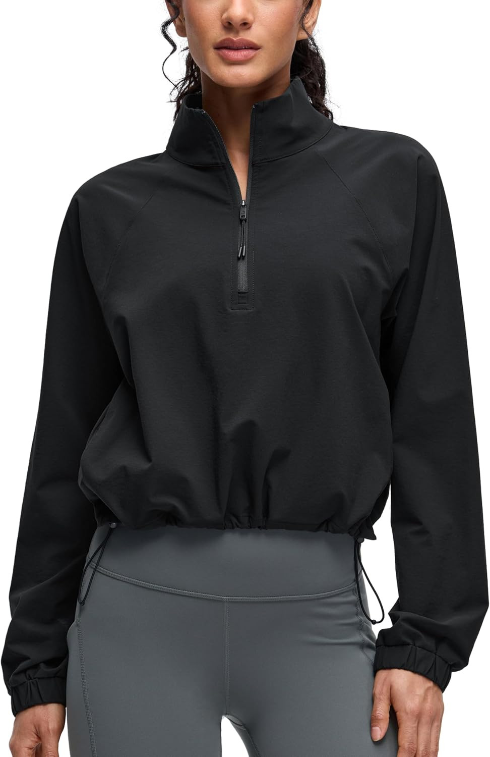 CRZ YOGA Drawstring Bottom Athletic Jackets | Amazon (UK)
