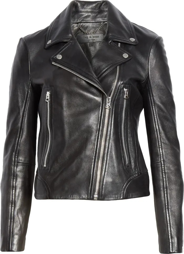 Mack Lambskin Leather Jacket | Nordstrom