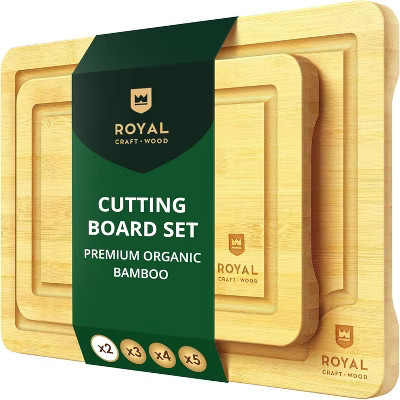Royal Craft Wood Bamboo Cutting Board Set of 2 | Target